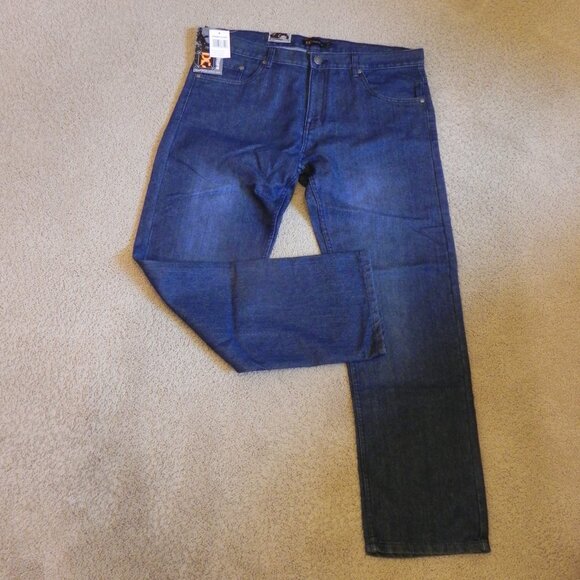 Denim Culture Straight Leg Dark Wash Denim Men Jeans Size 38x32 New with Tags - Picture 1 of 7